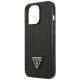 6. Etui Guess Saffiano Triangle Logo na iPhone 14 Pro Max - czarne