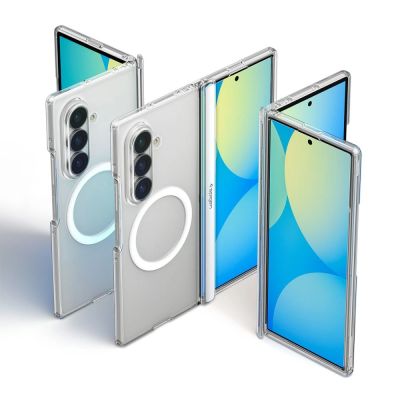 5. Etui Spigen Ultra Hybrid Pro MagSafe na Samsung Galaxy Z Fold 8 Ultra - przezroczysto-białe
