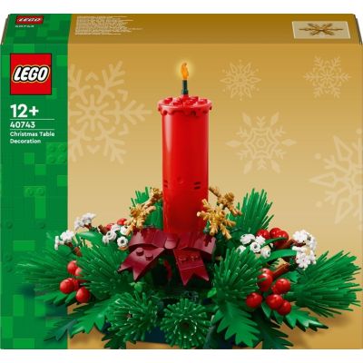 17. LEGO Iconic 40743 Świąteczna dekoracja stołu