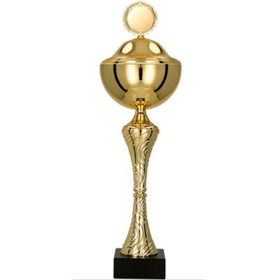 4. Puchar metalowy z przykrywką