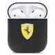 2. Etui Ferrari On Track Leather na AirPods 1/2 - czarne