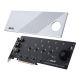 8. Kontroler ASUS Hyper M.2 PCIe 4.0 x16, 4x M.2 NVMe (2242/2260/2280/22110) GEN 4
