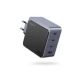 Ugreen Nexode S 100W 4-Port GaN Fast Charger EU gray Komputer przenośny, Telefon komórkowy, Laptop, Power bank, Tablet Szary Prąd przemienny Wewnętrzna