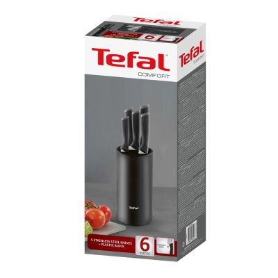 5. Tefal K2216S74 nóź kuchenny Stal nierdzewna 5 szt.