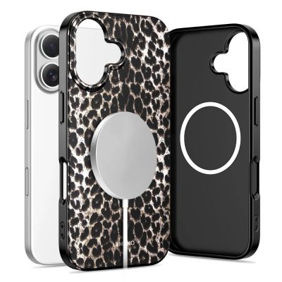 2. Etui Tech-Protect Lamano MagSafe na iPhone 17 - czarno-brązowe