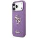 2. Etui Guess Fixed Glitter Big 4G na iPhone 17 Pro Max - fioletowe