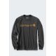 Koszulka Carhartt Dearborn Relaxed LS Logo CARBON
