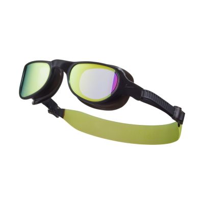 2. Okulary pływackie Nike Goggles Volt czarno-zielone NESSE125-737 OS