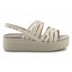 11. Sandały Crocs Brooklyn strappy lowwdg W 206751-2Y2