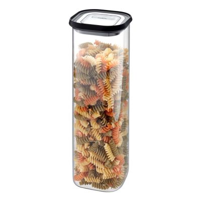 GEFU PANTRY Prostokątny Pojemnik 2,5 l Czarny, Przezroczysty 1 szt.