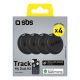 2. Lokalizator SBS uniwersalny Track My Dual zestaw 4 szt. - czarny