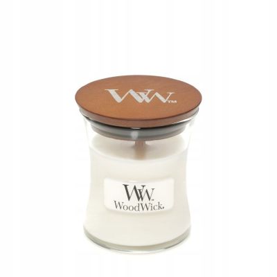 Świeca mała WHITE TEAK WOODWICK