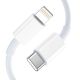8. Ładowarka sieciowa Tech-Protect NCA20 PD 20W QC3.0 USB-A / USB-C + Kabel USB-C / Lightning 100cm - biała