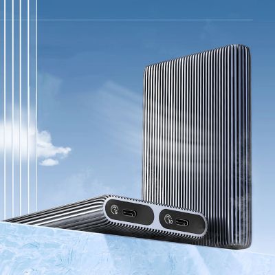 4. Kieszeń dyskowa podwójna Orico AM2C3-2N na dwa dyski M.2 NVME USB-C 3.2 10Gb/s - szara