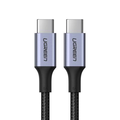 Kabel Ugreen US316 70427 USB-C - USB-C PD QC FCP 100W 5A 480Mb/s 1m - szary