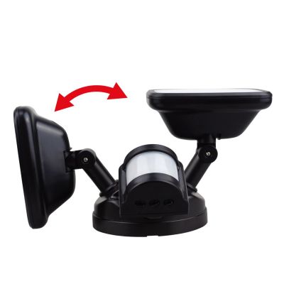 7. MACLEAN ŚCIENNA LAMPA LED, Z CZUJNIKIEM PIR, 20W, 1500LM, IP65, NEUTRAL WHITE 4000K, CZARNA MCE524 B