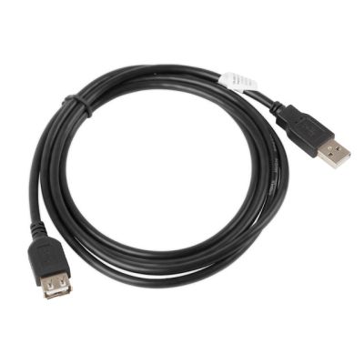 2. Kabel Lanberg CA-USBE-10CC-0018-BK (USB 2.0 M - USB 2.0 F; 1,8m; kolor czarny)