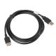 2. Kabel Lanberg CA-USBE-10CC-0018-BK (USB 2.0 M - USB 2.0 F; 1,8m; kolor czarny)