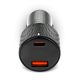 6. EVERACTIVE ŁADOWARKA SAMOCHODOWA 1X USB QC3.0, 1 X USB-C PD 75W CZARNA CC-50Q