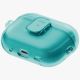 5. Etui UNIQ Glase Pro na AirPods Pro 3 Lock Case - przezroczysto-niebieski
