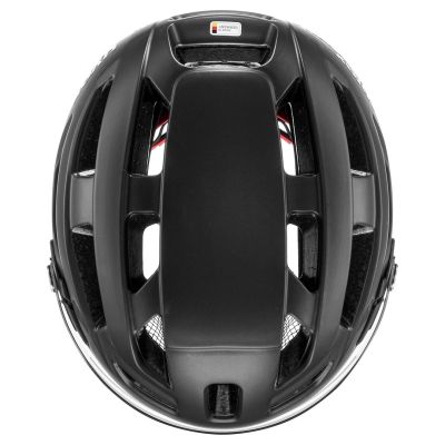 10. Kask rowerowy UVEX Finale visor 56-61cm, black matt