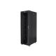 LANBERG SZAFA STOJĄCA RACK 19" 42U 800X1200 DRZWI SZKLANE LCD CZARNA FF01-8242-12BL (FLAT PACK)