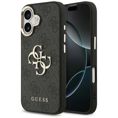 Etui Guess 4G Big 4G Classic Logo na iPhone 17 - czarno-złote