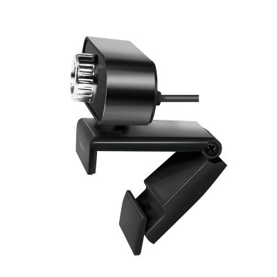 3. LogiLink UA0371 kamera internetowa 3 MP 1920 x 1080 px USB 2.0 Czarny, Srebrny