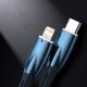 16. Baseus Glimmer Series kabel do szybkiego ładowania USB-A - USB-C 100W 480Mb/s 1m czarny