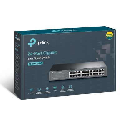 7. Switch TP-LINK TL-SG1024DE (24x 10/100/1000Mbps)