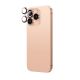 3. Szkło hartowane AMAZINGTHING AR Aluminium 3 Lens Glass z ramką na soczewki aparatu do iPhone 16 Pro / 16 Pro Max - różowe złoto