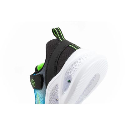 16. Buty Skechers Meteor-Lights-Krendox Jr 401495L/BKBL