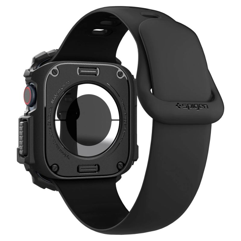 5. Etui Spigen Rugged Armor na Apple Watch 10 (42 mm) - czarne