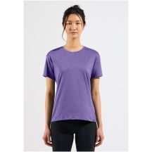 Koszulka damska Odlo ASCENT SUN. SEA. MOUNTAINS. T-shirt crew neck s/s fioletowa