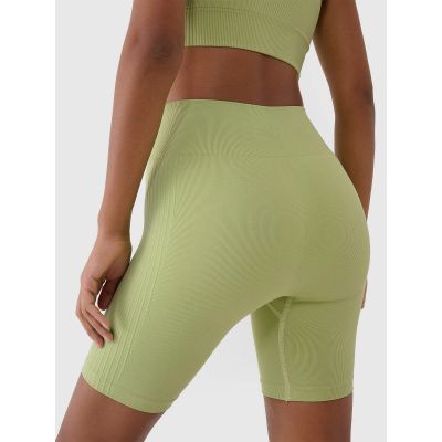 4. Legginsy kolarki bezszwowe treningowe damskie 4F 4FRSS25TFSTF022-42S