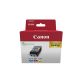 Canon 2934B015 nabój z tuszem 3 szt. Oryginalny Cyjan, Purpurowy, Żółty
