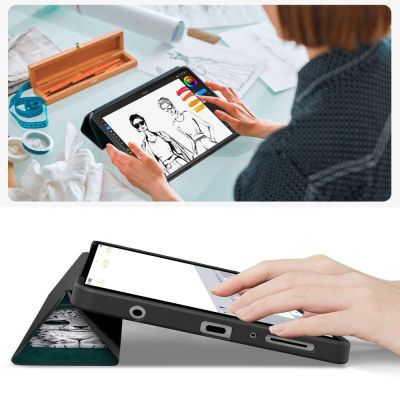 8. Etui TechProtect SmartCase na Samsung Galaxy Tab A9 / A11 8.7 X110 / X115 / X133 / X135 - zielone