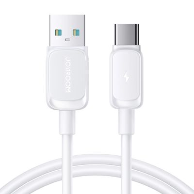 3. Kabel Joyroom Multi-Color Series A14 USB-A / USB-C 3A 1.2 m - biały