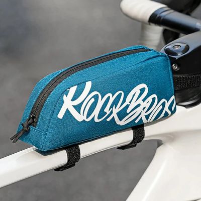 3. Torba rowerowa Rockbros G009 Flash Journey na górną rurę 0.8 l - niebieska