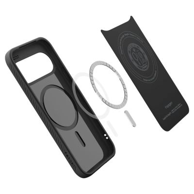 5. Etui Spigen Liquid Air Mag MagSafe na Google Pixel 11 - czarne matowe