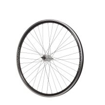 Koło 28'' tył woln. stożek O-czarna/P-srebrna
