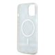 7. Etui DKNY IML Checkered Mono Pattern & Printed Stripes MagSafe na iPhone 15 / 14 / 13 - czarne