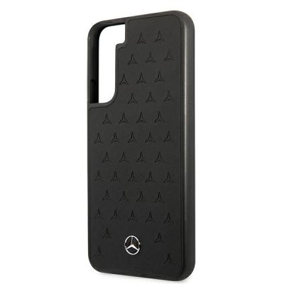 6. Etui Mercedes Leather Stars Pattern na Samsung Galaxy S22+ - czarne