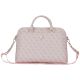 Torba Guess 4G Zipper Pocket Triangle Logo na laptopa 15" - różowa