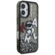 4. Etui Karl Lagerfeld Liquid Glitter Choupette Logo na iPhone 16 - czarne