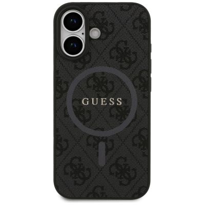 3. Etui Guess 4G Ring Classic Logo MagSafe  do iPhone 17 - czarne