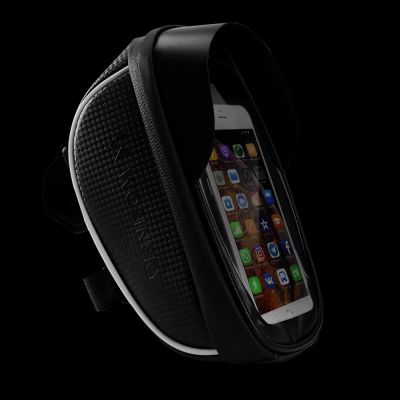 10. Wozinsky torba rowerowa na kierownicę z etui na telefon 1 l czarna (WBB16BK)