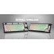 7. HATOR Skyfall Wireless 100 klawiatura Gaming USB + RF Wireless + Bluetooth QWERTY US English Czarny, Biały