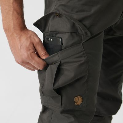 3. Spodnie outdoorowe męskie Fjällräven Karl Pro Trousers M Dark Grey trekkingowe szare (F82511-030)
