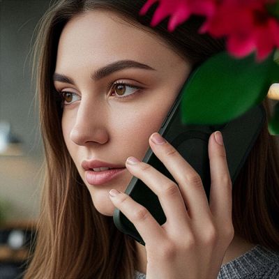 18. Etui 3mk Smoke MagCase na iPhone 16 - zielone-półprzezroczyste